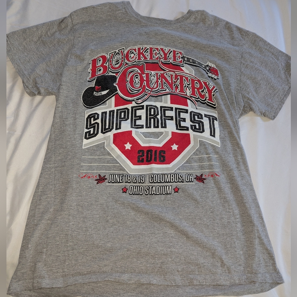 2016 Buckeye Country Superfest Men's Large Graphic T-Shirt